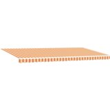 vidaXL Ručna uvlačiva tenda žuta i narančasta 600x300 cm | shoptok.hr