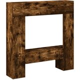  Okvir za kamin boja hrasta 81x18x82 cm od konstruiranog drva | shoptok.hr
