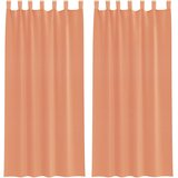 Voile zavjese s petljama 2 kom terakota 140x245 cm | Eponuda.com