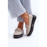 S. BARSKI Women's Leather Platform Moccasins with Decoration S.Barski | Shoptok.si