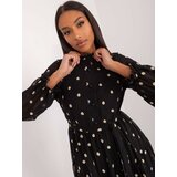 Fashion Hunters Black flowing cocktail dress | Shoptok.si