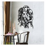 WALLXPERT dekorativni metalni zidni pribor kiss black Cene