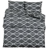 Maison Chic Komplet posteljnine - Posteljnina siva 200x200 cm bombaž, (21786946) | Shoptok.si
