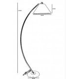 Opviq Hilal 534LUN4196 Podna lampa, Crna | Eponuda.ba