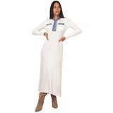 La Modeuse Dolge obleke 76506_P181235 Bela | Shoptok.si