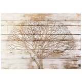  Samoljepljiva foto tapeta - Tree on Boards 98x70 | shoptok.hr