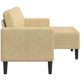 SOFA 2-sjed s ležaljkom u obliku slova L sivozelena | shoptok.hr