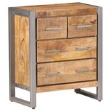 vidaXL Komoda 60x35x70 cm robusten mangov les | Shoptok.si