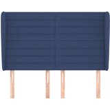  Uzglavlje s ušima plavi 147x23x118/128 cm od tkanine | shoptok.hr