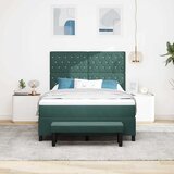  s opruga kutije Tamnozelena 200 x 140 cm Baršun | shoptok.hr