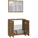 Set kupaonskog namještaja boja hrasta konstruirano drvo Smeđa | Shoptok.si