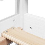  Dnevni krevet s krovom bez madraca bijeli 80x200cm masivno drvo | shoptok.hr