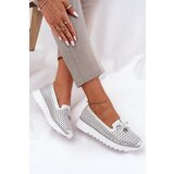 S. BARSKI Ladies Leather Cutout Loafers Made Of Natural Leather D&A | shoptok.hr