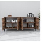 Hanah home ares 1660 walnutanthracite console | ePonuda.com