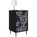  Noćni ormar DOKKUM Crni hrast 36 x 33 x 61 cm Konstruirano drvo | shoptok.hr