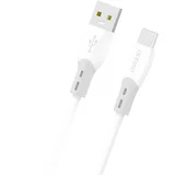 Kabel za punjenje L25ST USB - A / USB - C 5A 1m - Bijela