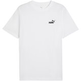 Puma Majica 'ESS No. 1' črna / bela | Shoptok.si