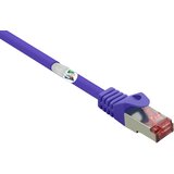 Renkforce RF-4724922 RJ45 omrežni kabel CAT 6 S/FTP 3.00 m vijolična z zaščitnim zapornim zatičem, pozlačeni konektorji, ognjevaren 1 kos, (20417775) | Shoptok.si