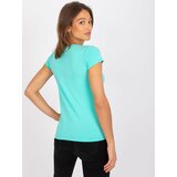 BASIC Feel Good T-shirt-RV-TS-4623.83-Turquoise | Shoptok.si