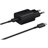 Samsung stenski polnilec + polnilni kabel usb-c na usb-c, 25 w, črn | Shoptok.si