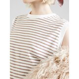 Levi's Majica 'Boxy Tank Top' rjava / bela | Shoptok.si