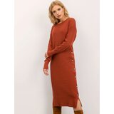 Fashion Hunters BSL Brick red knitted dress | shoptok.hr