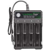  PUNJACI LI-ION BATERIJA NA 3.7V, 1-4 LED INDIKATORA/USB | Eponuda.com