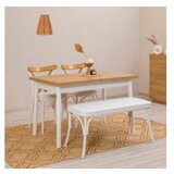 Hanah home trpezarijski set oliver acl karina white | ePonuda.com