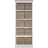 Hom`in regal 80/209/43 cm siva, bela | Shoptok.si