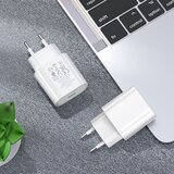 EU VTIČ + 1m kabel USB-C / USB-C HOCO N22 | Shoptok.si