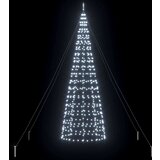 vidaXL LED božično drevesce med 800 LED Hladno bela 400 cm elezo | Shoptok.si