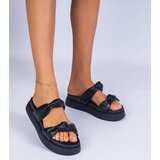 Gemre Black platform flip-flops Katelin | Shoptok.si