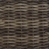  Zunanja stolica z blazino 4 pcs Siva in temno siva poli ratan, (5000273627) | Shoptok.si