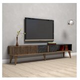 Hanah home Milan - Walnut, Black TV omarica, (20783986) Cene
