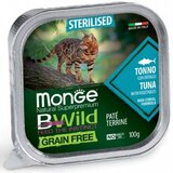 MONGE BWILD Sterilised Pasteta Tuna-Povrce 100g | Eponuda.com