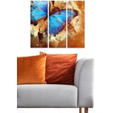 Wallity MDF1267588 Multicolor Decorative MDF Painting (3 Pieces) | Eponuda.ba