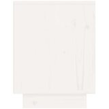  Nočna omarica 2 kosa bela 40x30x40 cm trdna borovina, (20732321) | Shoptok.si