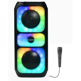 bluetooth zvučnik 20W rgb radio microsd usb P2 tws bt