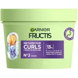 Garnier Fructis Method For Curls Mask maska za lase skodrani lasje suhi lasje valoviti lasje 370 ml unisex