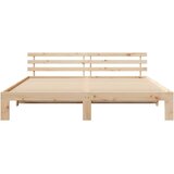 Krevetna konstrukcija Prirodna 180 x 200 cm Čvrsto borovo drvo | shoptok.hr