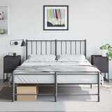 vidaXL Noćni ormarići 2 kom crni 36 x 39 x 60,5 cm čelični | shoptok.hr