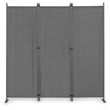 Multi Garden preklopni paravan za vrt i prostorije, 3-dijelni &amp;ndash; 167x164 cm, sivi Slike