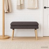  Klupa s dvostrukim slojem Tamno smeđa 80 x 40 x 47 cm Tkanina | shoptok.hr
