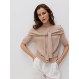 Reserved Vesta od mješavine vune - bež | shoptok.hr