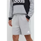 Adidas Kratke hlače moški, siva barva