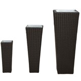 Vrtni set 3 pcs Crna Metal | shoptok.hr