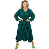 Pri ADELE midi dress with elastic waist and v-neckline | shoptok.hr