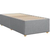  Box spring krevet s madracem svjetlosivi 90x190 cm od tkanine | shoptok.hr