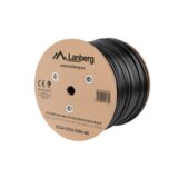 Lanberg CAT.6 Outdoor UTP RJ45 Solido Cobre Fluke Testirano AWG24 305M črnec, (20754985) | Shoptok.si