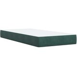  Krevet od pjene s madracem i LED-om Tamnozelena 160 x 200 cm - Tamnozelena 160 x 200 cm Kristal s dugmadima | shoptok.hr